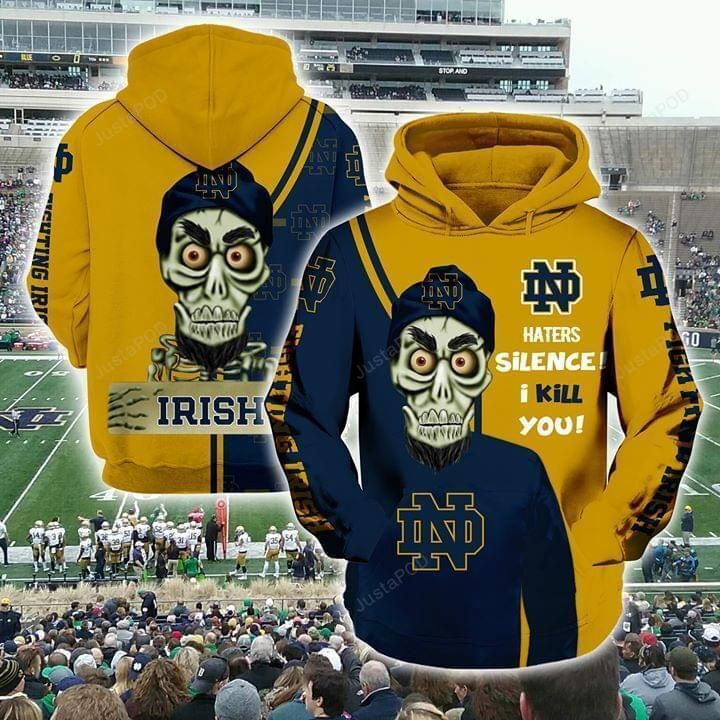 Ncaa Notre Dame Fighting Irish 3D Hoodie Zip Hoodie Style 16