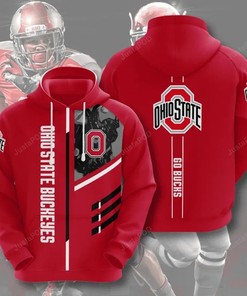 Ncaa Ohio State Buckeyes 3D Hoodie Zip Hoodie Style 02