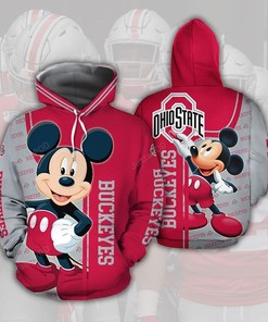 Ncaa Ohio State Buckeyes 3D Hoodie Zip Hoodie Style 08