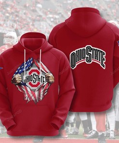 Ncaa Ohio State Buckeyes 3D Hoodie Zip Hoodie Style 16