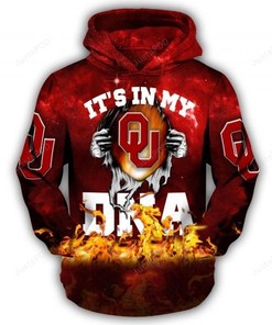 Ncaa Oklahoma Sooners 3D Hoodie Zip Hoodie Style 06