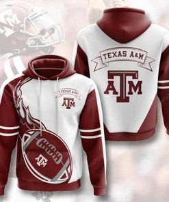 Ncaa Texas A&M Aggies 3D Hoodie Zip Hoodie Style 02