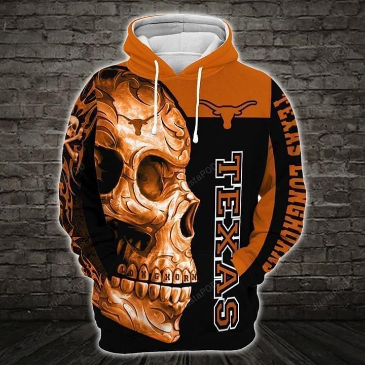 Ncaa Texas Longhorns 3D Hoodie Zip Hoodie Style 01