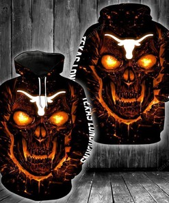 Ncaa Texas Longhorns 3D Hoodie Zip Hoodie Style 02