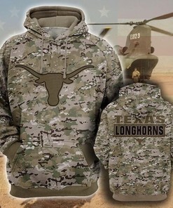 Ncaa Texas Longhorns 3D Hoodie Zip Hoodie Style 08
