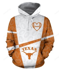 Ncaa Texas Longhorns 3D Hoodie Zip Hoodie Style 09