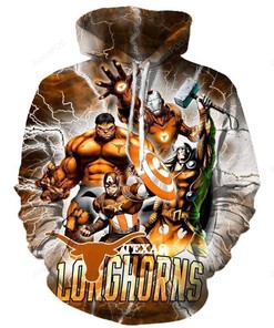 Ncaa Texas Longhorns 3D Hoodie Zip Hoodie Style 11