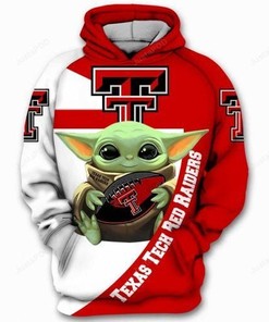 Ncaa Texas Tech Red Raiders 3D Hoodie Zip Hoodie Style 01