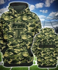 Ncaa Texas Tech Red Raiders 3D Hoodie Zip Hoodie Style 02