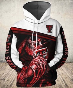 Ncaa Texas Tech Red Raiders 3D Hoodie Zip Hoodie Style 03