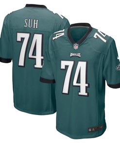 Ndamukong Suh 74 Philadelphia Eagles Game Player Jersey - Midnight Green