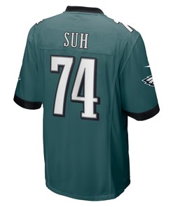 Ndamukong Suh 74 Philadelphia Eagles Game Player Jersey - Midnight Green