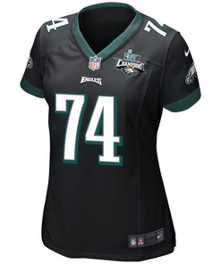 Ndamukong Suh 74 Philadelphia Eagles Super Bowl LVII Champions 2 Stars Women Game Jersey - Black