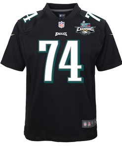 Ndamukong Suh 74 Philadelphia Eagles Super Bowl LVII Champions 2 Stars Youth Game Jersey - Black