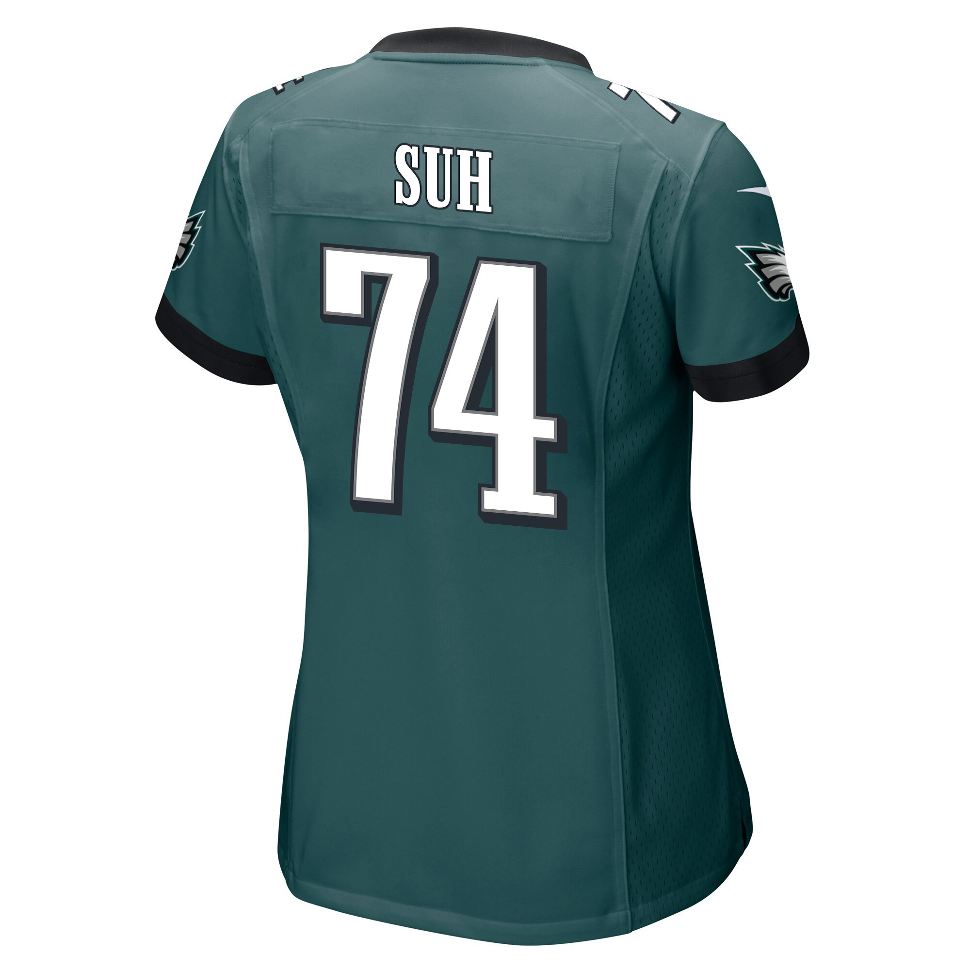 Ndamukong Suh 74 Philadelphia Eagles Super Bowl LVII Champions Women Game Jersey - Midnight Green