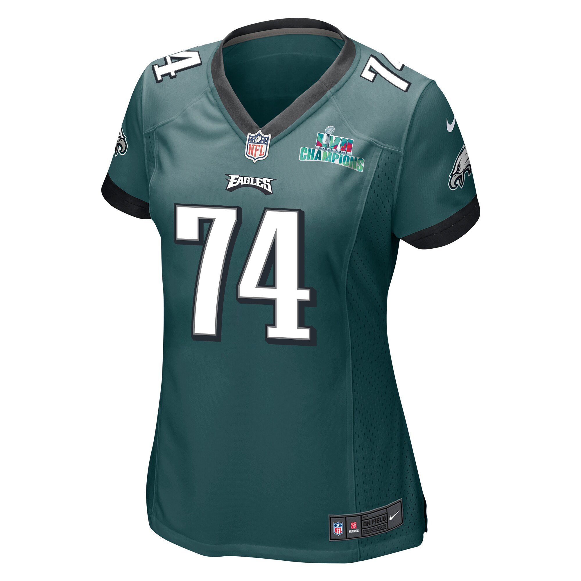 Ndamukong Suh 74 Philadelphia Eagles Super Bowl LVII Champions Women Game Jersey - Midnight Green