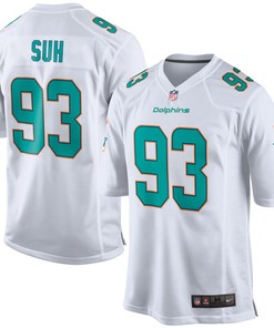 Ndamukong Suh Miami Dolphins Nike Game Jersey - White