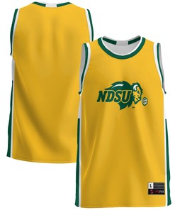 Ndsu Bison Basketball Jersey - Yellow Ncaa