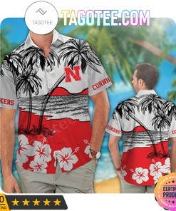 Nebraska Cornhuskers Aloha Hawaii Shirt