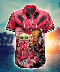 Nebraska Cornhuskers Baby Yoda NCAA Hawaiian Shirt