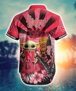 Nebraska Cornhuskers Baby Yoda NCAA Hawaiian Shirt