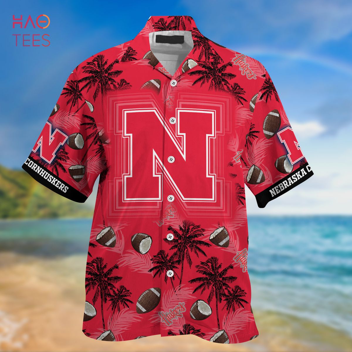 Nebraska Cornhuskers Hawaiian Shirt, New Gift for Summer Ver 2