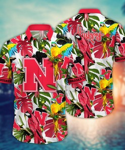 Nebraska Cornhuskers NCAA Flower Hawaii Shirt For Fans Ver 1