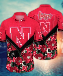 Nebraska Cornhuskers NCAA Flower Hawaii Shirt For Fans Ver 18