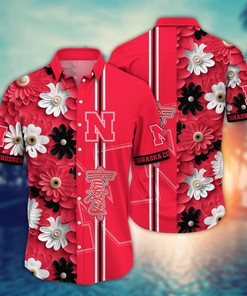 Nebraska Cornhuskers NCAA Flower Hawaii Shirt For Fans Ver 24