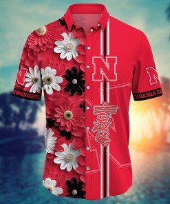 Nebraska Cornhuskers NCAA Flower Hawaii Shirt For Fans Ver 24