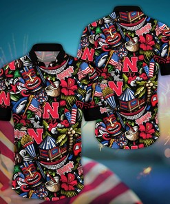 Nebraska Cornhuskers NCAA Flower Hawaii Shirt For Fans Ver 25