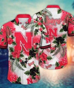 Nebraska Cornhuskers NCAA Flower Hawaii Shirt For Fans Ver 28