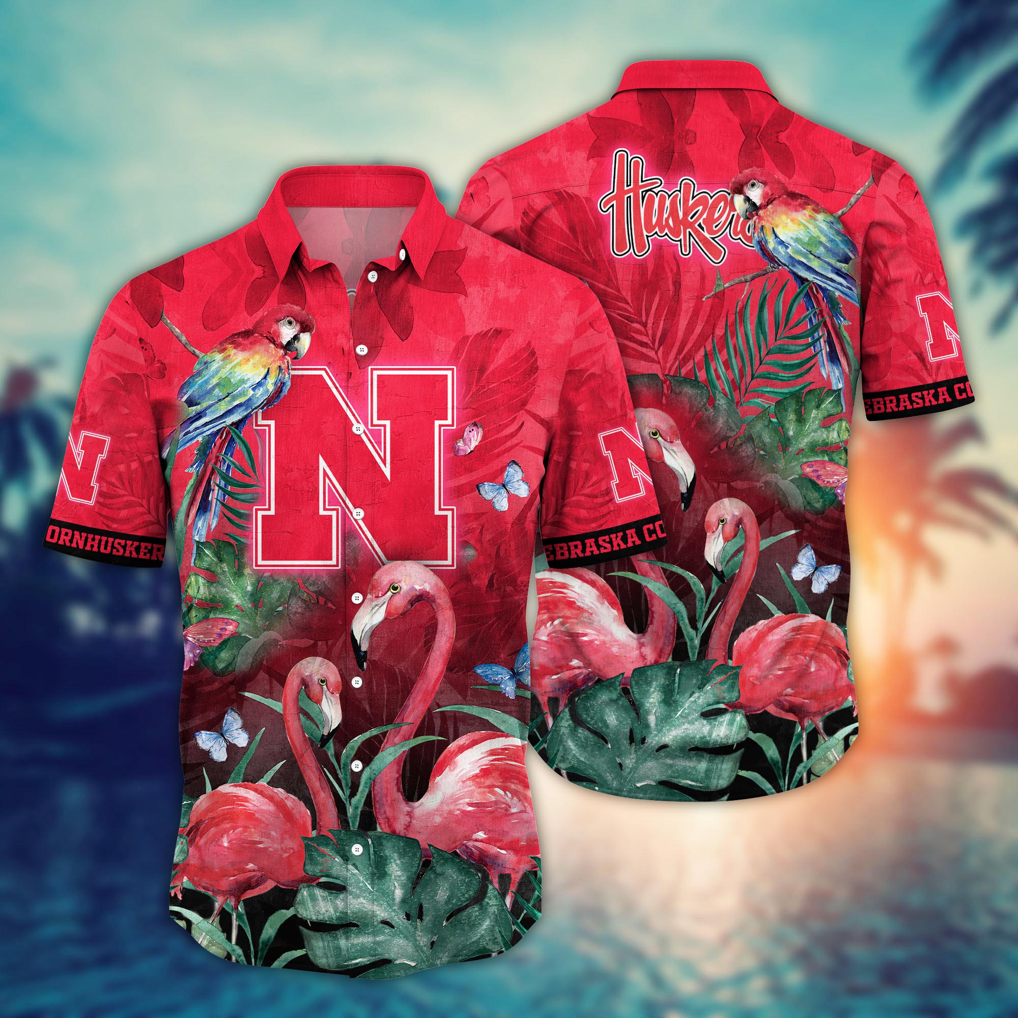 Nebraska Cornhuskers NCAA Flower Hawaii Shirt For Fans Ver 29
