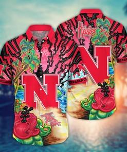 Nebraska Cornhuskers NCAA Flower Hawaii Shirt For Fans Ver 3