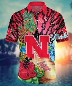 Nebraska Cornhuskers NCAA Flower Hawaii Shirt For Fans Ver 3