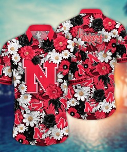 Nebraska Cornhuskers NCAA Flower Hawaii Shirt For Fans Ver 4