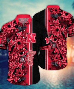 Nebraska Cornhuskers NCAA Flower Hawaii Shirt For Fans Ver 5