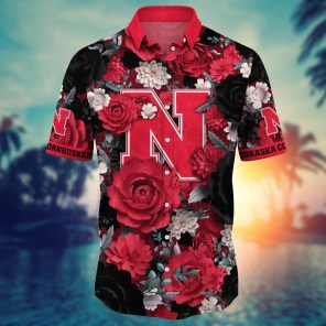 Nebraska Cornhuskers NCAA Flower Hawaii Shirt For Fans Ver 8