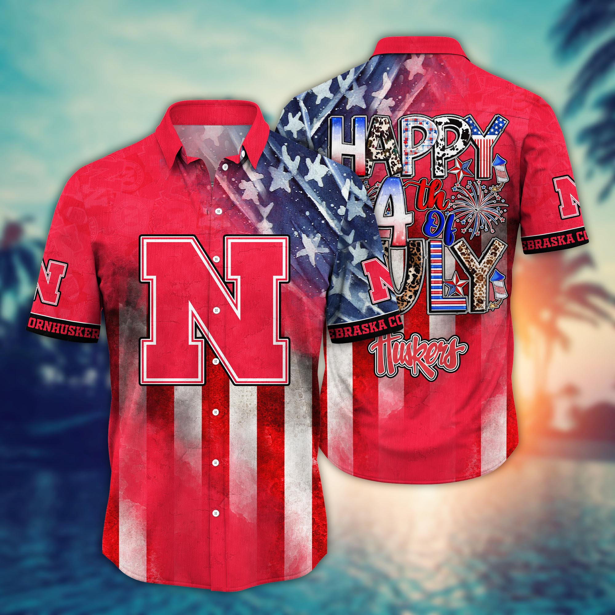 Nebraska Cornhuskers NCAA Hawaii Shirt Ver 2