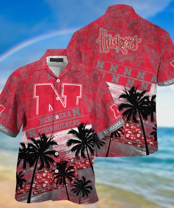 Nebraska Cornhuskers NCAA Palm Tree Pattern Hawaii Shirt For Sports Fans