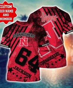 Nebraska Cornhuskers Personalized Hawaiian Shirt
