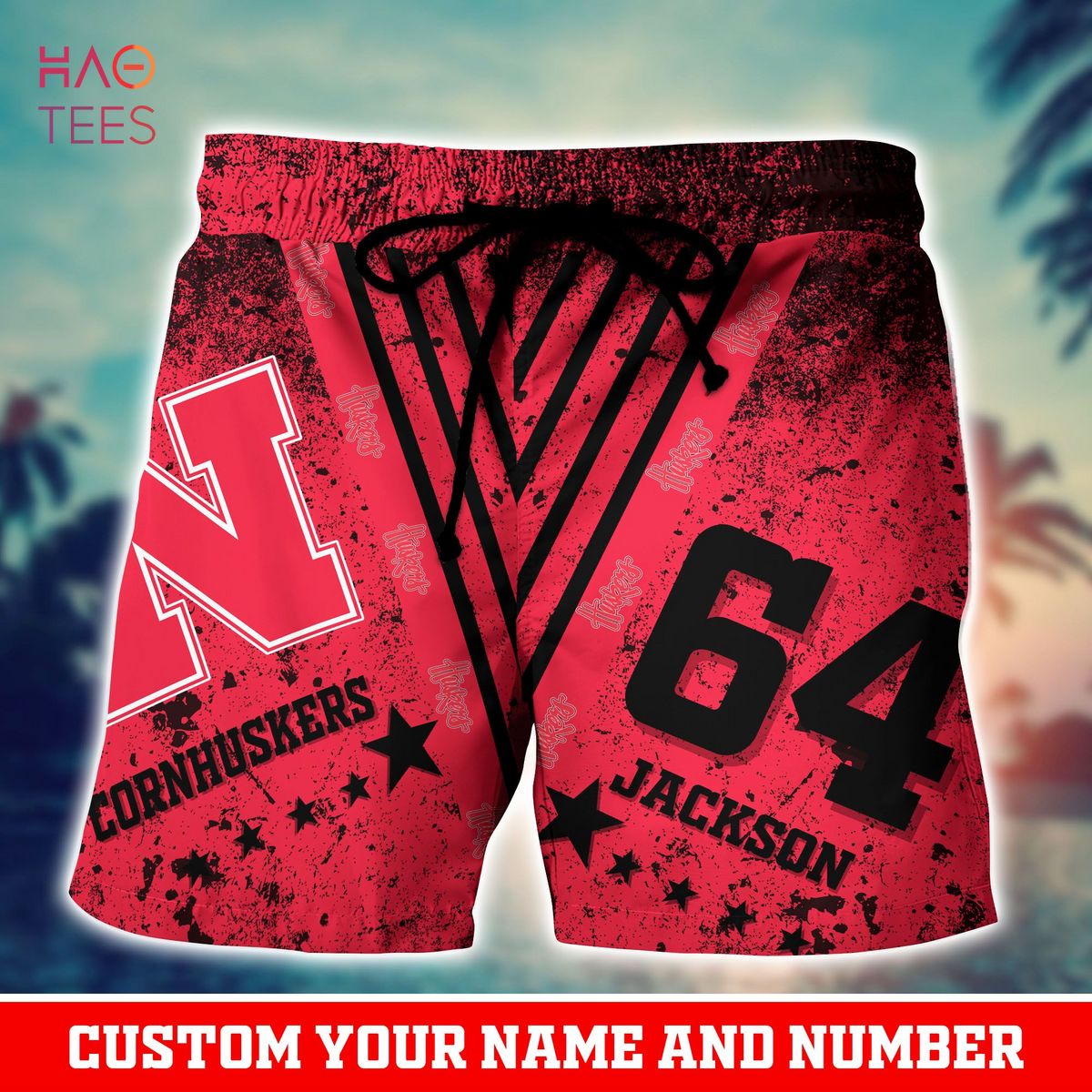 Nebraska Cornhuskers Personalized Hawaiian Shirt