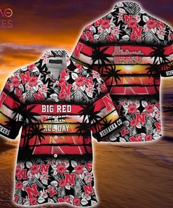 Nebraska Cornhuskers Summer Hawaiian Shirt, Floral Pattern for Sports Enthusiast This Year