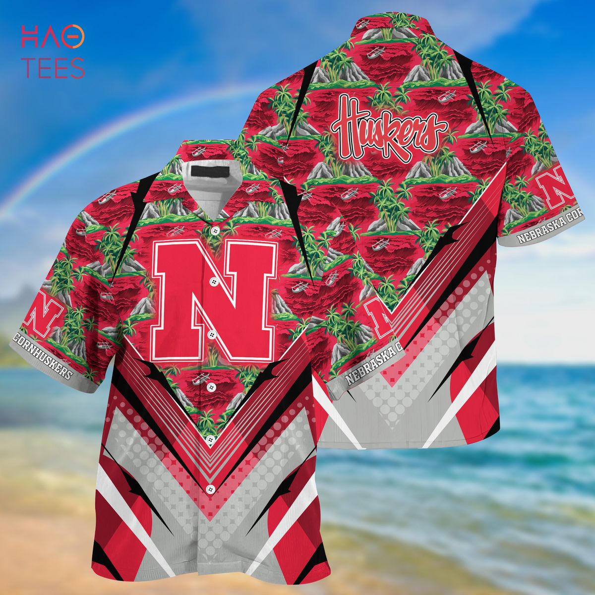 Nebraska Cornhuskers Summer Hawaiian Shirts for Fans Ver 1