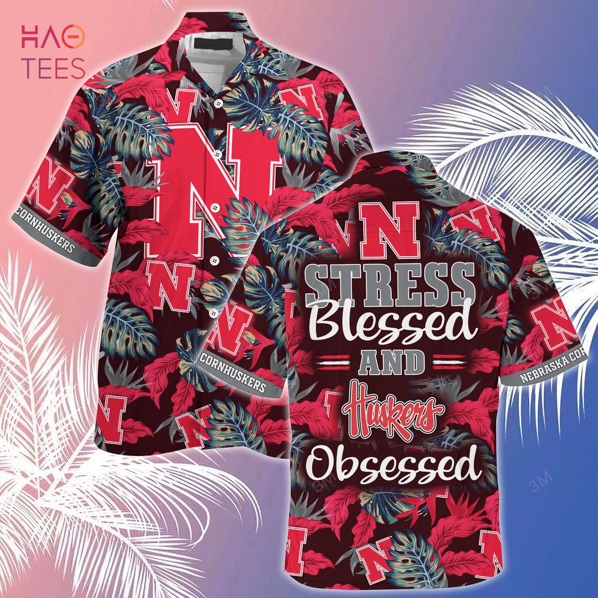 Nebraska Cornhuskers Summer Hawaiian Shirts for Fans Ver 2