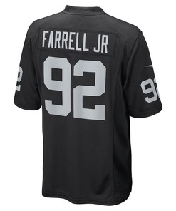 Neil Farrell Jr. Las Vegas Raiders Game Player Jersey - Black
