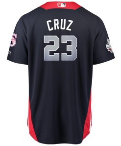 Nelson Cruz American League Majestic 2018 Mlb All-star Game Home Run Derby Player Jersey - Navy