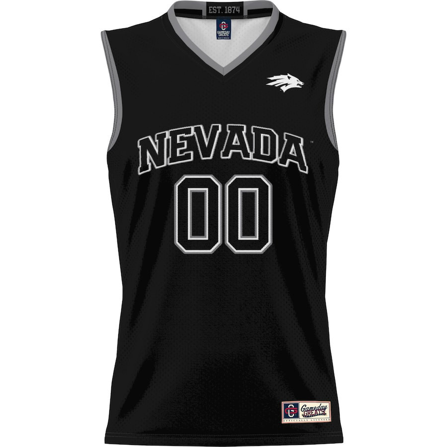 Nevada Wolf Pack NIL Men Basketball Custom Jersey - Black