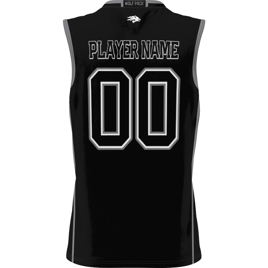 Nevada Wolf Pack NIL Men Basketball Custom Jersey - Black