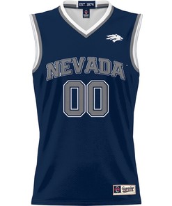 Nevada Wolf Pack Unisex NIL Men Basketball Custom Jersey - Navy